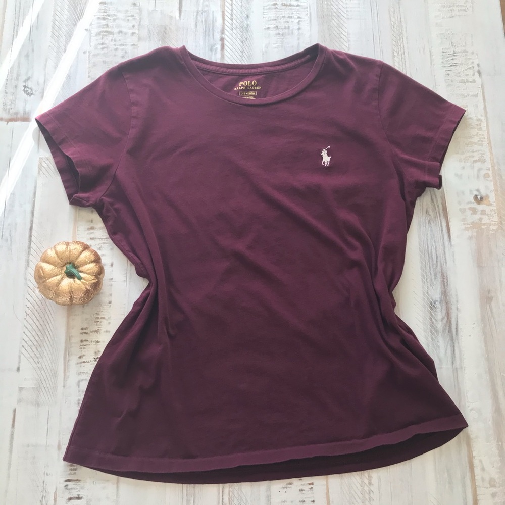 Burgundy POLO tee - Picture 2 of 6